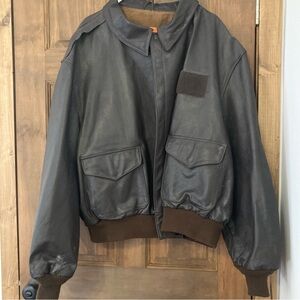 Cooper Type A-2 Brown Goatskin Leather Jacket